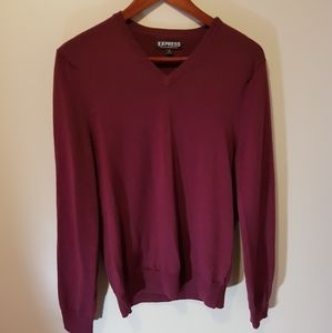 Express Mens V-Neck Sweater Size:S